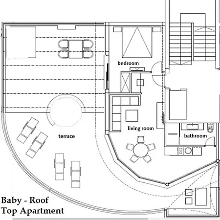 For 3 Adults Apartment